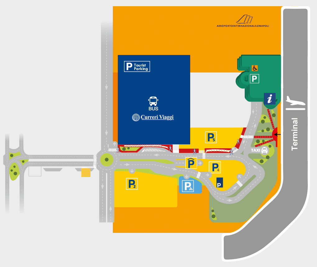 Naples Airport Bus Stop - Curreri Shuttle Bus